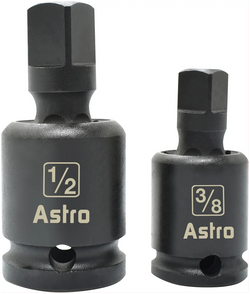Astro 78342 3/8" & 1/2" Pinless Univ. Joint Impact Adapters