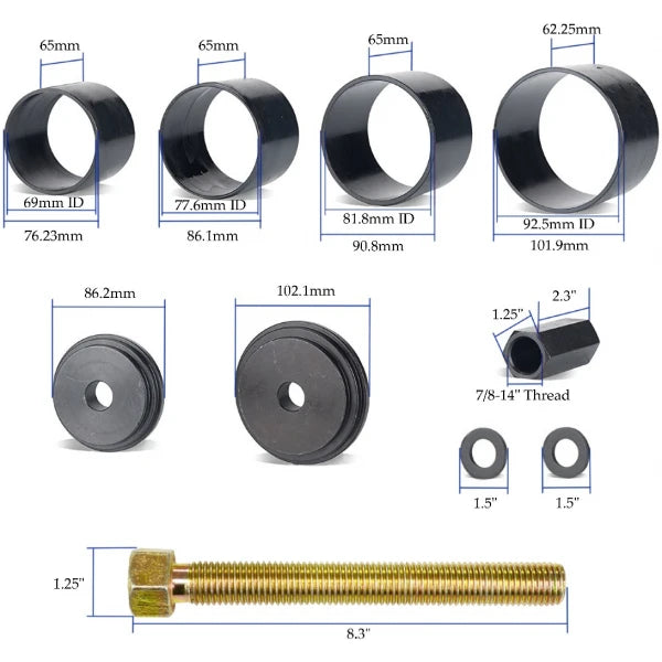 Astro 78825 Master Front Wheel Drive Bearing Adapter Kit