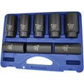 Astro 78866 6 Point Axle Nut Socket Set 8 Pieces