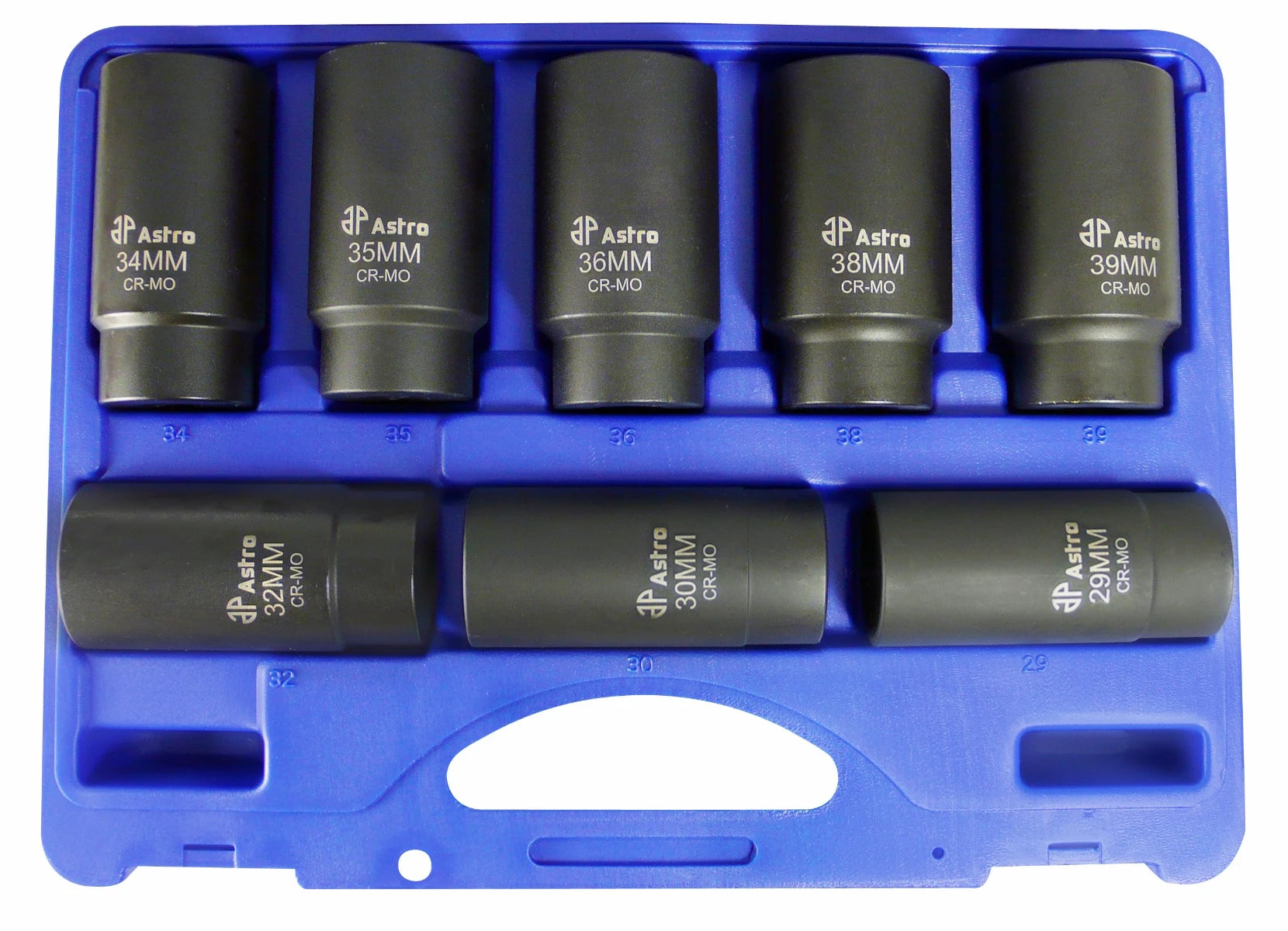 Astro 78868 8pc 12-Point Axle Nut Socket Set
