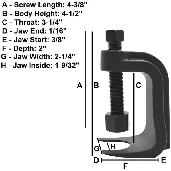 Astro 78912 Low Profile Ball Joint Separator