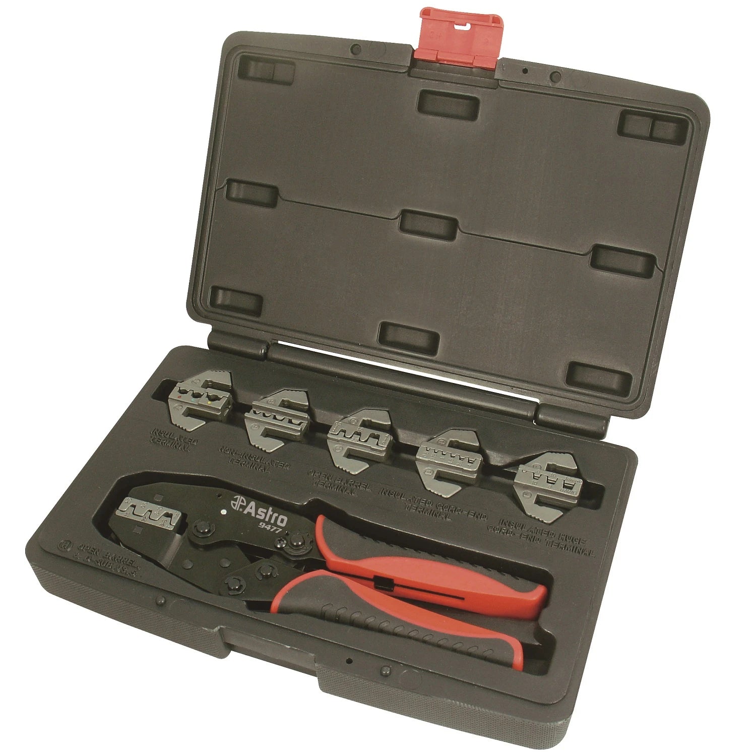 Astro 9477 7pc Pro Quick-Change Ratchet Crimping Tool Set