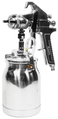 Astro AS8S Spray Gun w/ Cup - Silver Handle - 1.7mm Nozzle