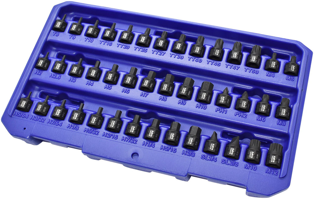 Astro 78142 42pc 1/4" Drive Low Profile Nano Impact Bit