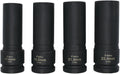 Astro 78204 4pc 1/2" Drive 1/2 Size Thin Wall Lug Nut Socket