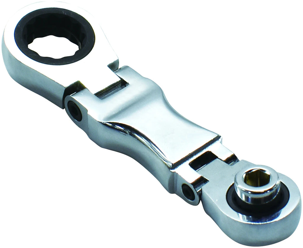 Astro 78301 Stubby Ratcheting Flex Head Double Box End