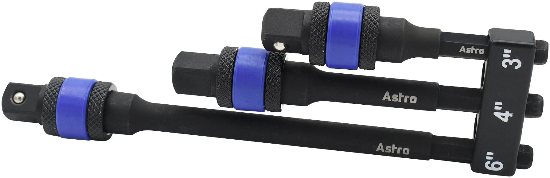 Astro 78303 3pc Locking 3/8" Drive 1/4" Hex Shank Impact
