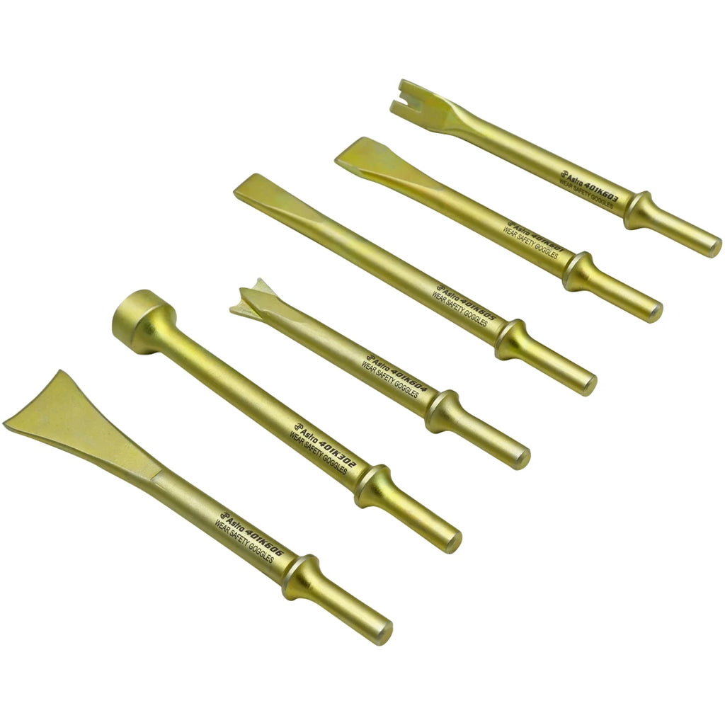 Astro 401K6 6pc HD THOR Air Hammer, Chisel & Cutter Bit Set