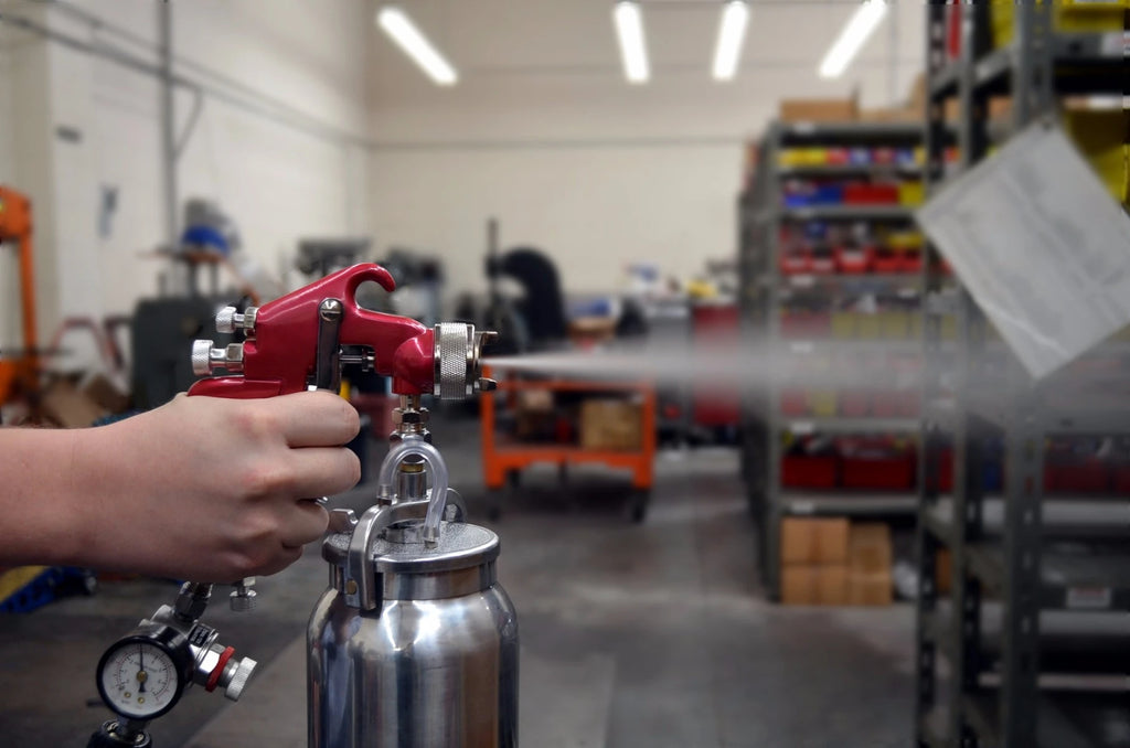Astro 4008 Spray Gun w/ Cup - Red Handle 1.8mm Nozzle