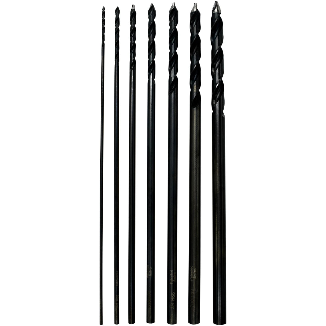Astro TS7 7pc TurboStep Aircraft Extension Length Drill Bit
