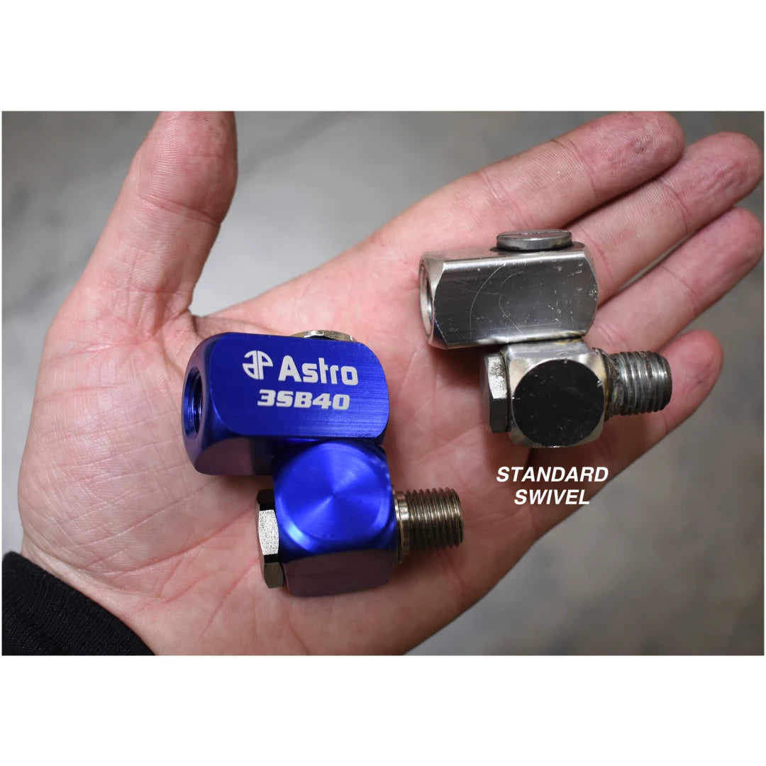 Astro 3SB40 World's 1st High Flow 3-Way Air Swivel