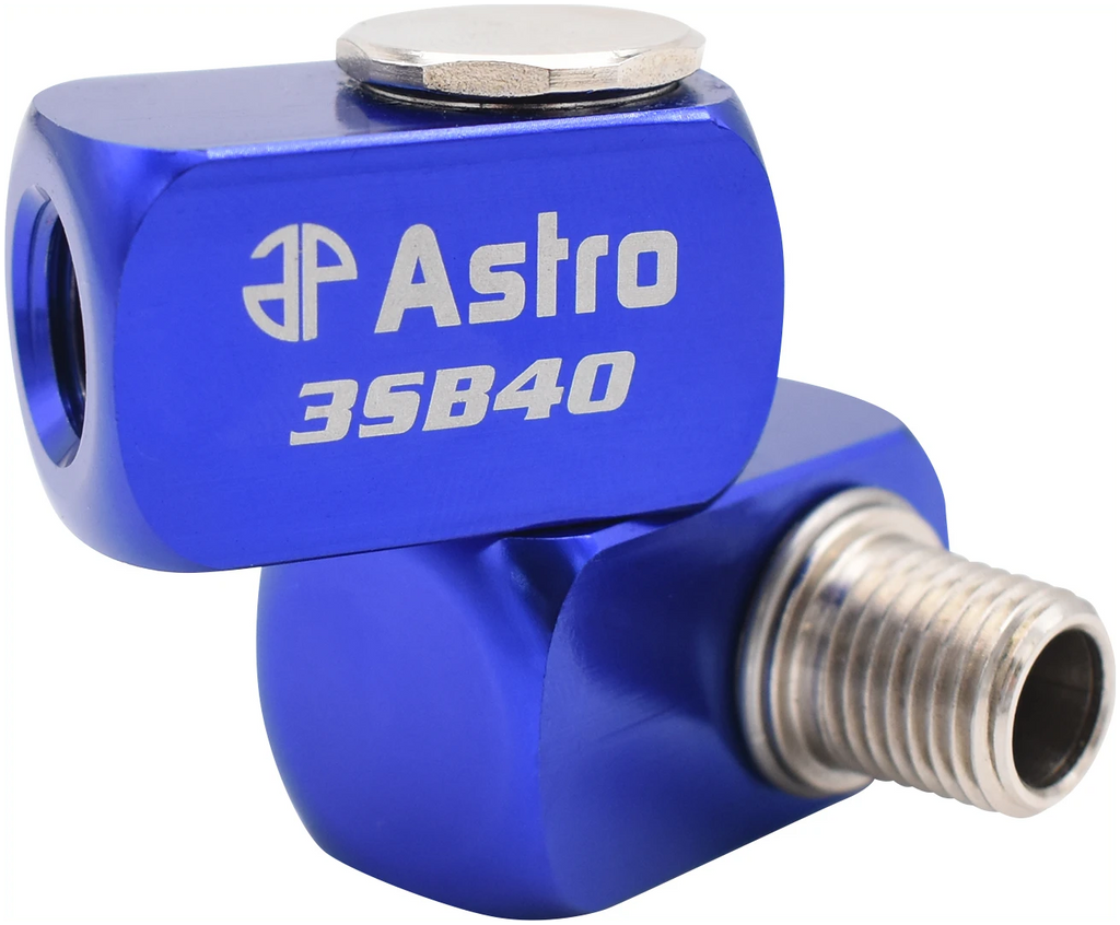 Astro 3SB40 World's 1st High Flow 3-Way Air Swivel