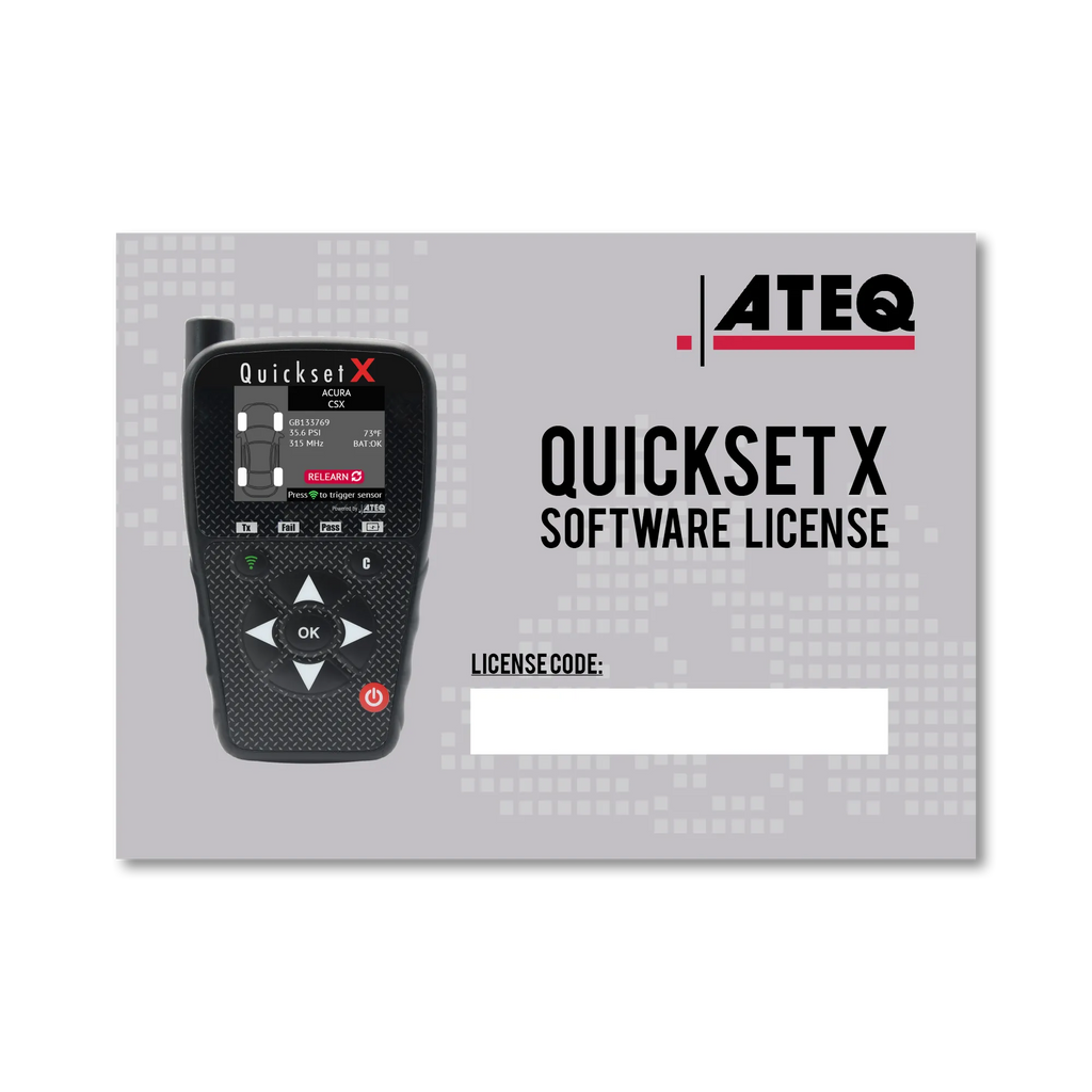 ATEQ Quickset X 1-Year Software License