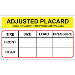 ATEQ Placard Labels 100-Pack with Pen