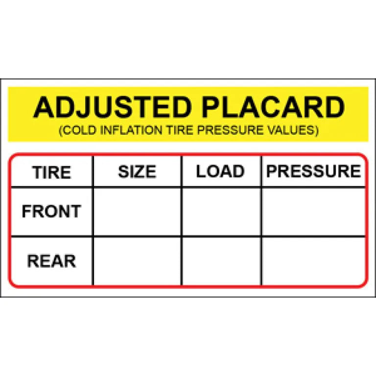 ATEQ Placard Labels 50-Pack with Pen