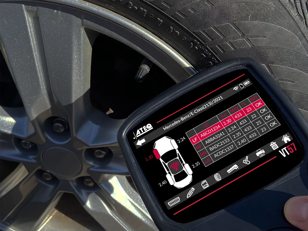 ATEQ VT57 TPMS & Tire Management Tool