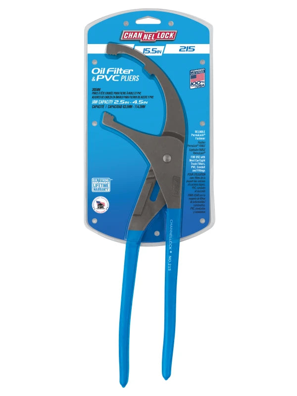 CHANNELLOCK 15.5" Oil Filter/PVC Pliers