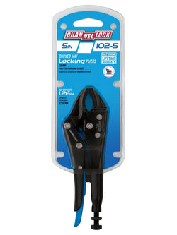 CHANNELLOCK 5" Locking Pliers, Curved Jaw