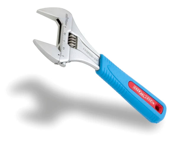 CHANNELLOCK 10" CODE BLUE Wide Adjustable Wrench