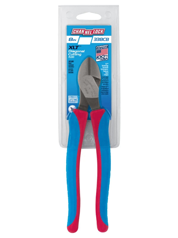 CHANNELLOCK 8" HL Diagonal Cutting Pliers w/ CODE BLUE Grips