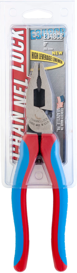 CHANNELLOCK 8" HL Combination Pliers with CODE BLUE Grips