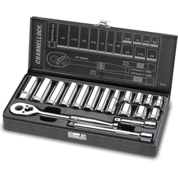 CHANNELLOCK 18pc 3/8" Drive SAE Set