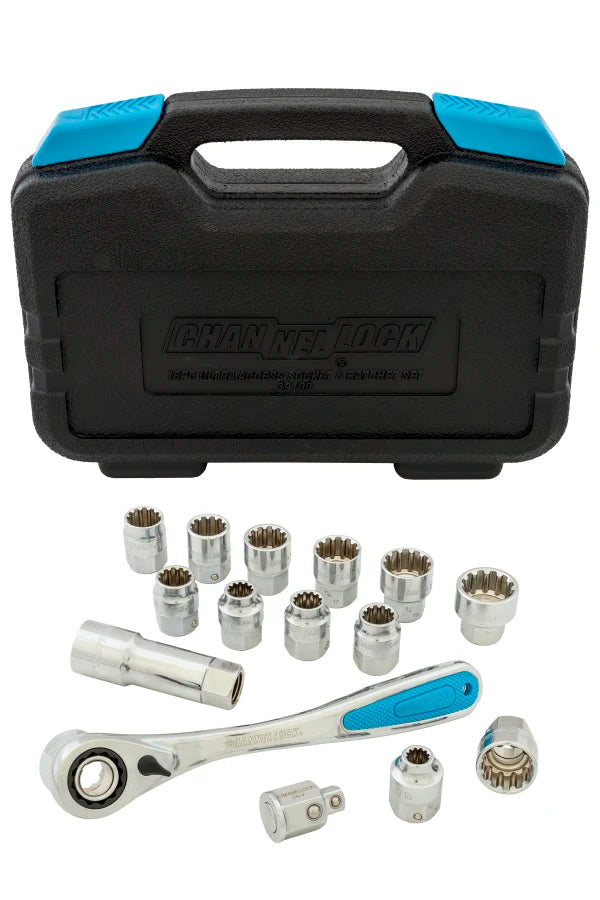 CHANNELLOCK 16pc Ultra Access Socket Set