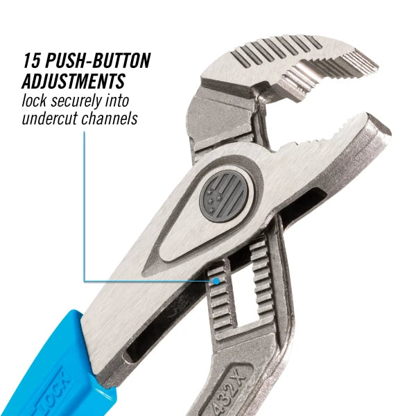 CHANNELLOCK 10" SPEEDGRIP V-Jaw Tongue & Groove Pliers