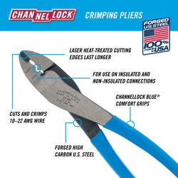 CHANNELLOCK 9.5" Crimping Pliers