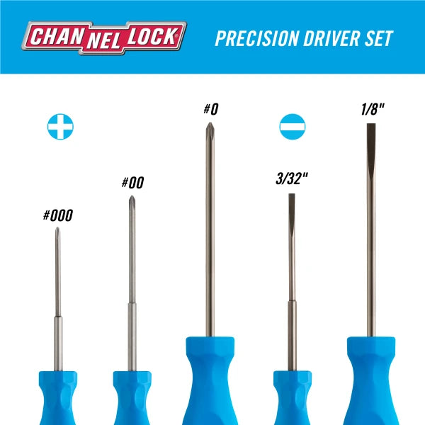 CHANNELLOCK 5 Pc Precision Screwdriver Set