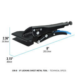 CHANNELLOCK 8" Locking Sheet Metal Tool