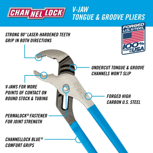 CHANNELLOCK 12" Tongue & Groove