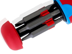 CHANNELLOCK 13N1 Ratcheting Screwdriver with CODE BLUE Grips