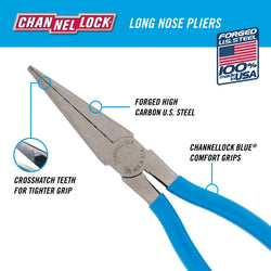 CHANNELLOCK 8" Long Nose Pliers