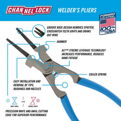 CHANNELLOCK 9" Welding Pliers
