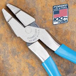 CHANNELLOCK 9.5" High-Leverage Lineman's Pliers