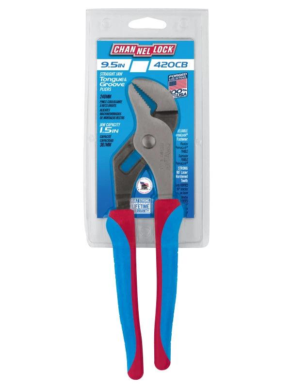 CHANNELLOCK 9.5" Tongue & Groove with CODE BLUE Grips