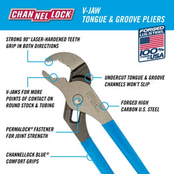 CHANNELLOCK 9.5" Tongue & Groove