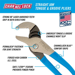 CHANNELLOCK 8" Tongue & Groove