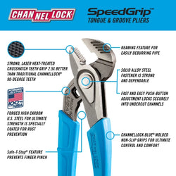 CHANNELLOCK 8" SPEEDGRIP Tongue & Groove