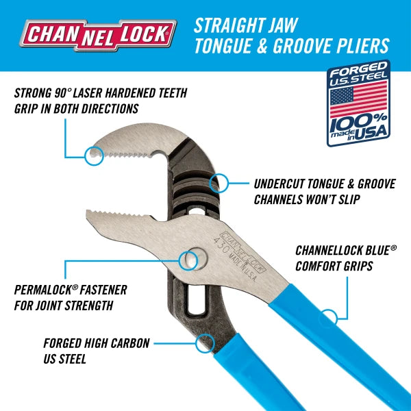 CHANNELLOCK 10" Tongue & Groove
