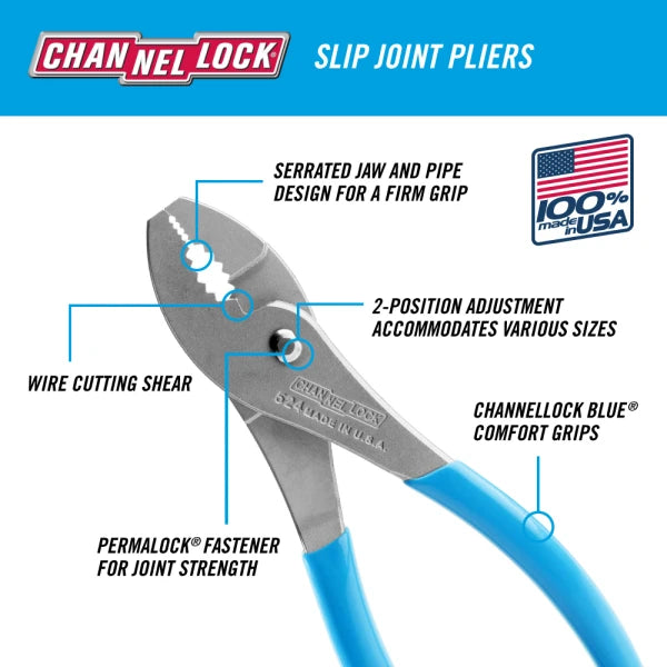 CHANNELLOCK 4.5" Slip Joint Pliers