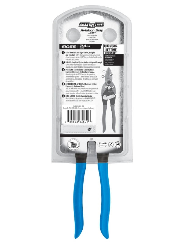 CHANNELLOCK 10" Aviation Snip
