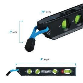 CHANNELLOCK 10" Aluminum Billet Torpedo Level