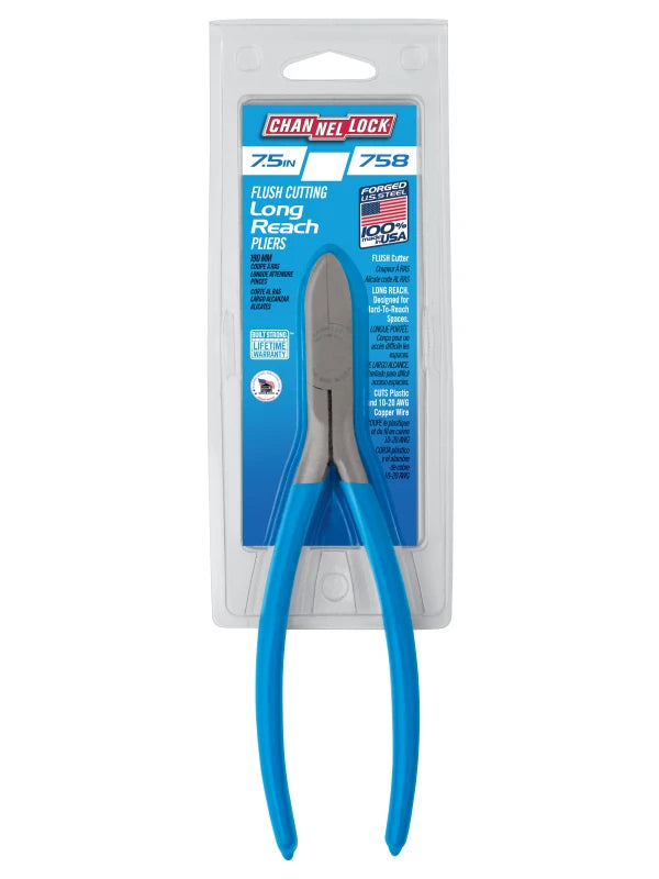 CHANNELLOCK 7.5" Diagonal Flush Cutting Pliers