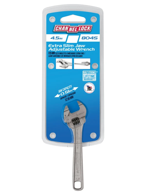 CHANNELLOCK 4" Adjustable Wrench