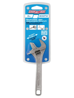 CHANNELLOCK 6" Reversible Jaw Adjustable Wrench