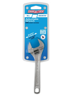 CHANNELLOCK 6" Wide Adjustable Wrench
