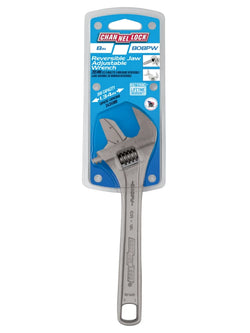CHANNELLOCK 8" Reversible Jaw Adjustable Wrench