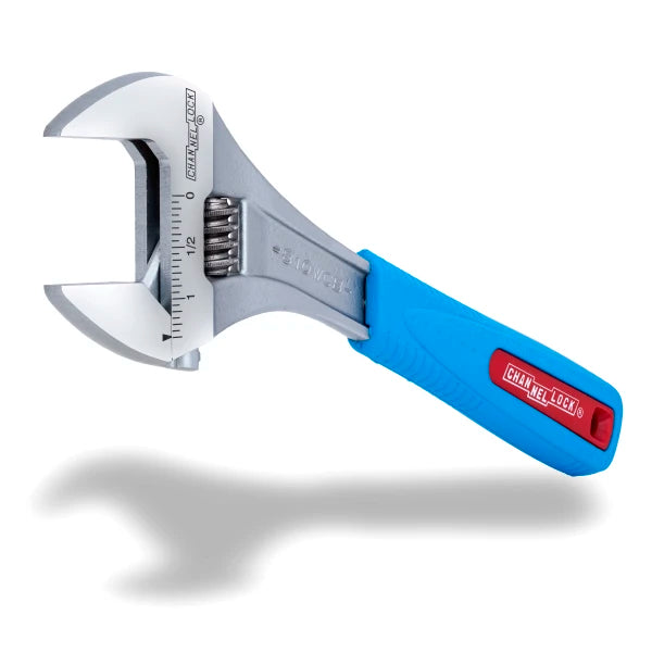 CHANNELLOCK 10" CODE BLUE Wide Adjustable Wrench